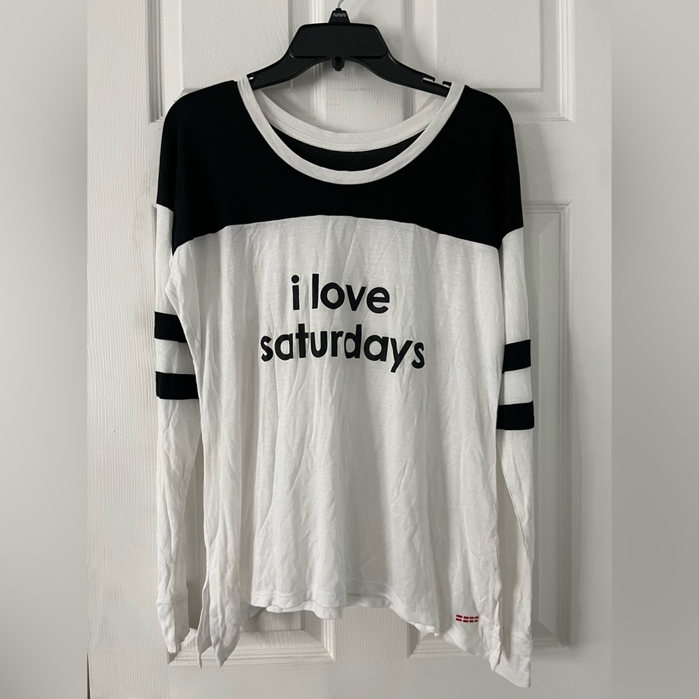 Peace Love World I love Saturdays Top